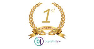 Boyletts Law first anniversary image