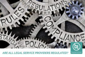 image of cogs with compliance, rules and regulation written on them for are all legal service providers regulated blog